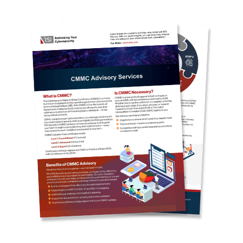 CMMC Advisory_Onesheet CMMC Advisory_Onesheet