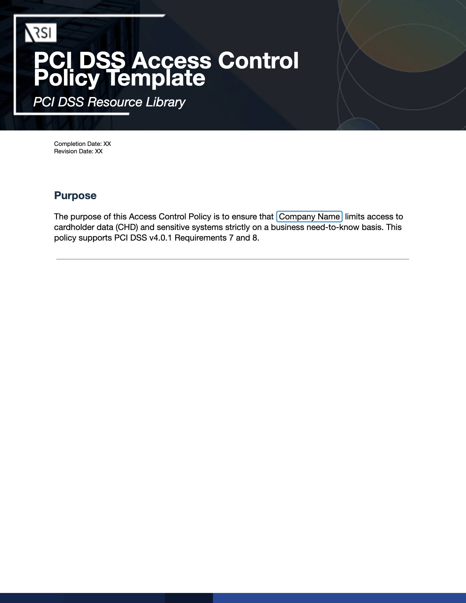 PCI DSS Compliance